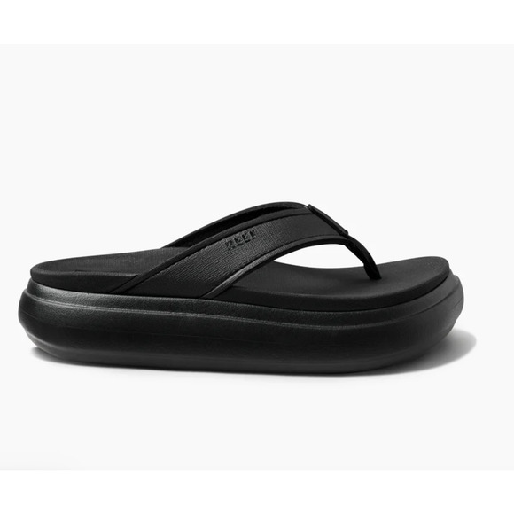Reef Shoes - Reef Cushion Bondi Black Platform Sandals, Women's Size 9 NWT